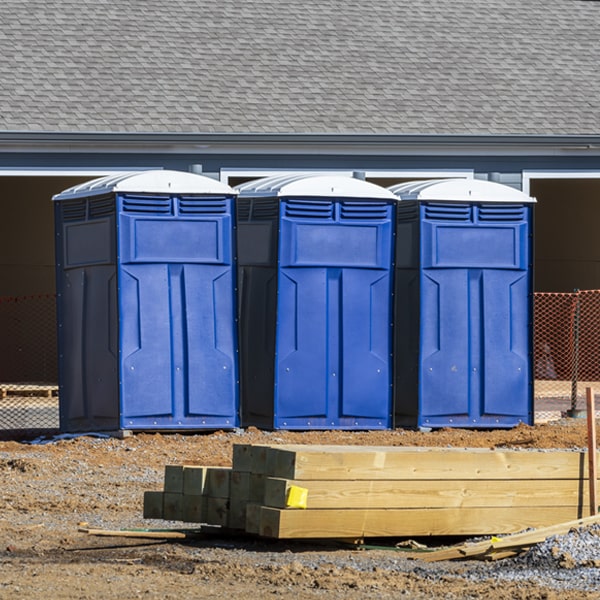 how do you dispose of waste after the porta potties have been emptied in Aloha